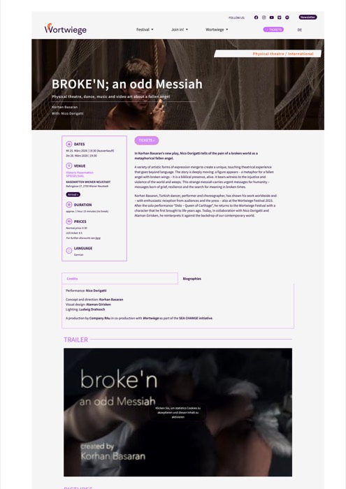 BROKE'N; an odd Messiah page capture